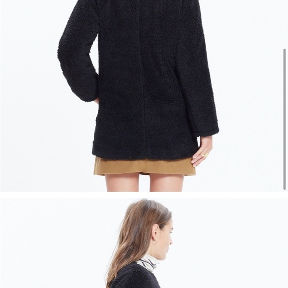 Madewell Cafe Sherpa Coat* - Picture 3 of 5